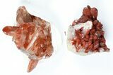 Lot: Natural, Red Quartz Crystal Clusters - Pieces #101514-1
